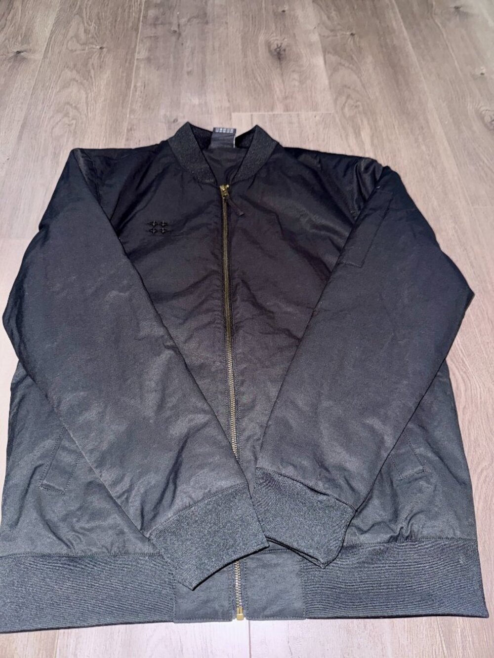🖤 NWOT True Classic Men's Water Resistant Bomber Jacket ✈️ Size Large - Picture 12 of 16